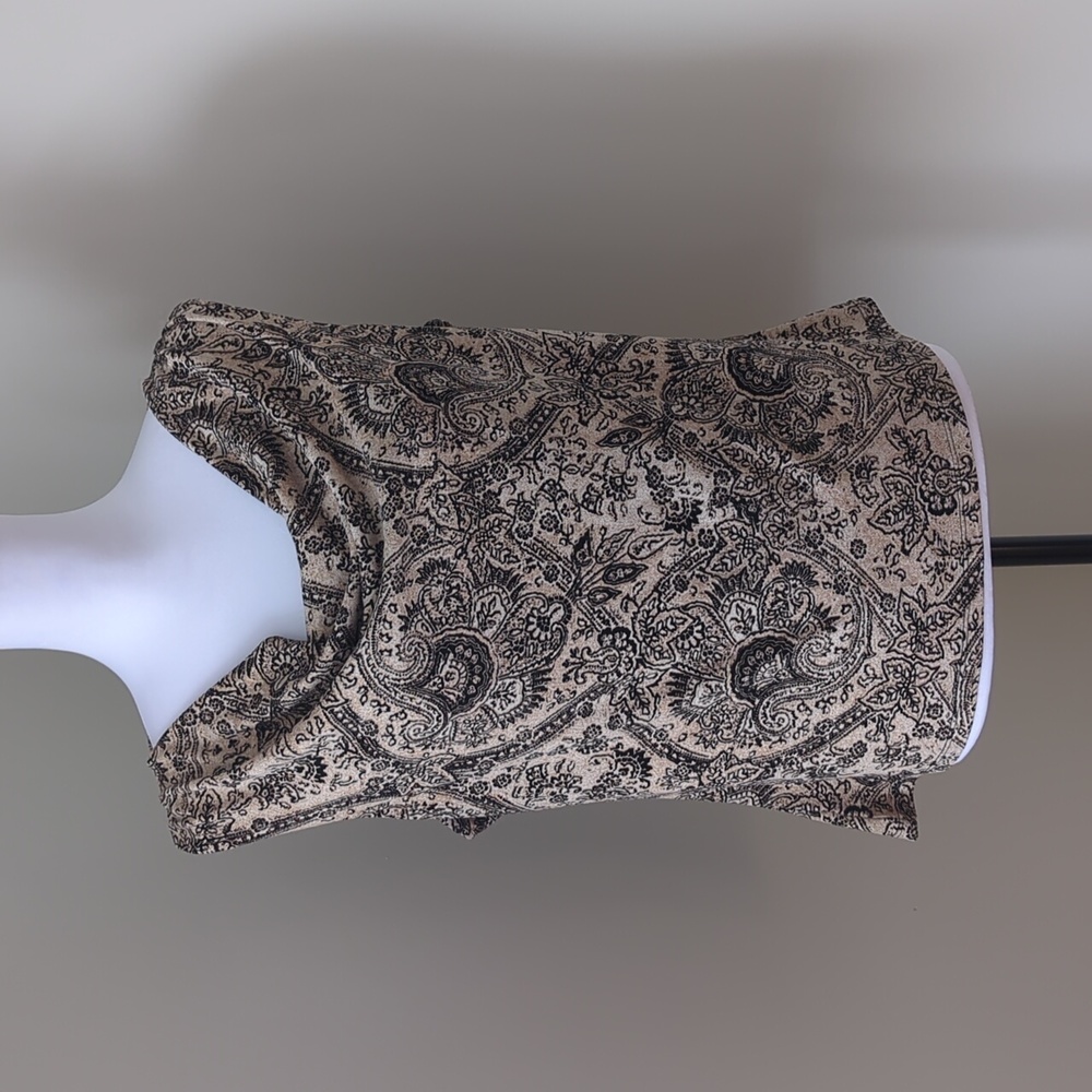 George sleeveless cowl-neck Top SizeL